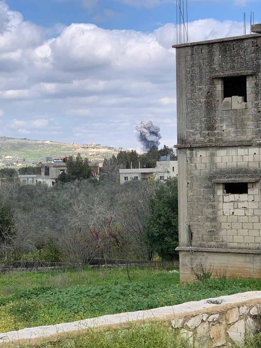 An Israeli raid targeted the vicinity of the Shaqif Castle in Yahmar Shaqif.