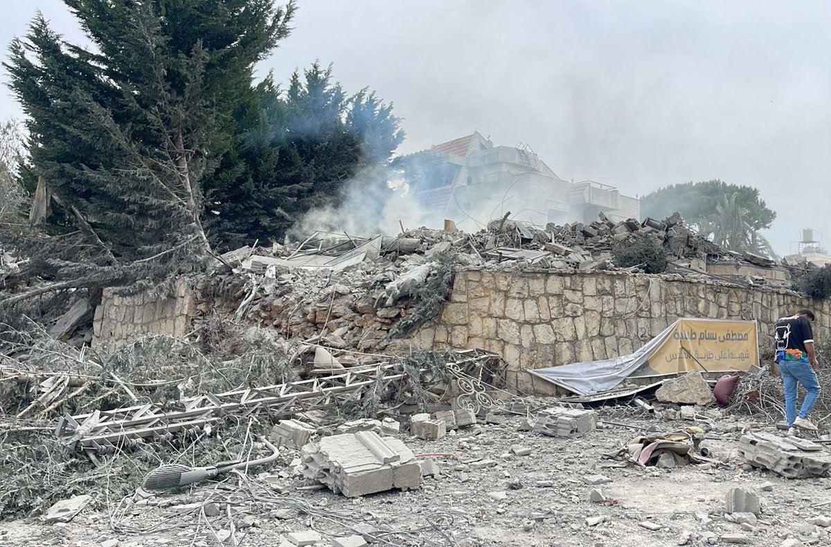 A raid targeted the area between Kafr Tibnit and Arnoun.