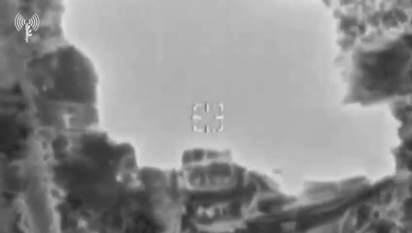 The Israeli army releases footage of airstrikes on sites in Lebanon's Bekaa Valley.