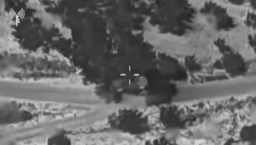 The Israeli army releases footage of airstrikes on sites in Lebanon's Bekaa Valley.