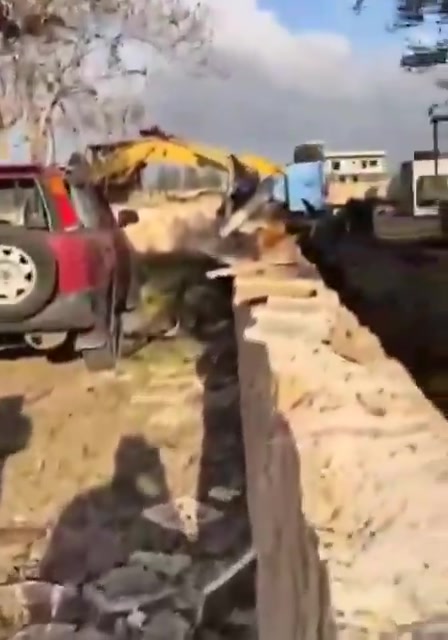 The aftermath of the Israeli raids that targeted Deir Sarian last night in southern Lebanon.