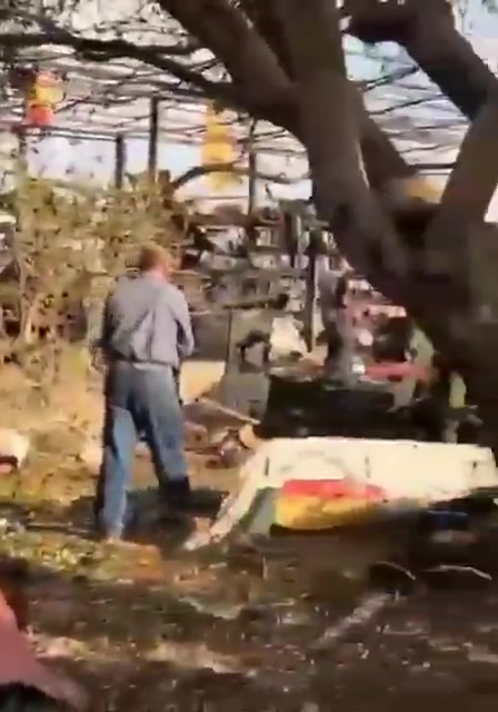The aftermath of the Israeli raids that targeted Deir Sarian last night in southern Lebanon.