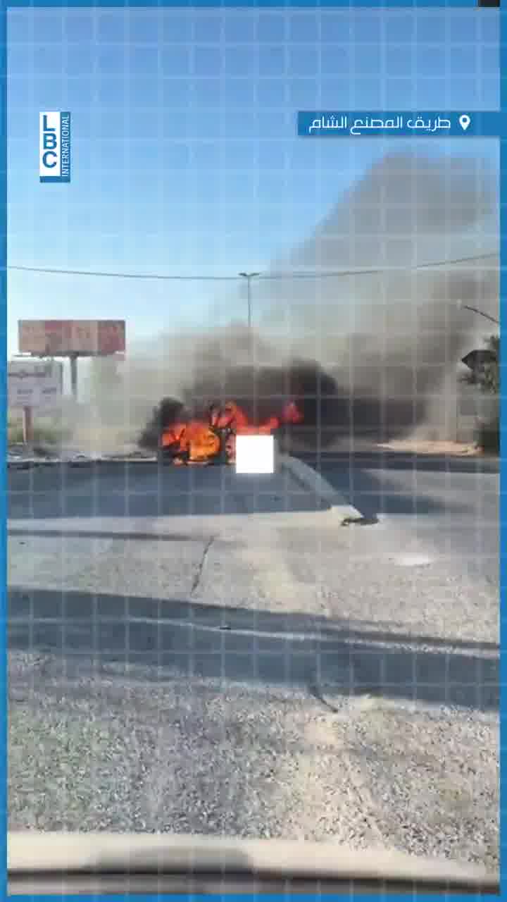 Targeting a car on the Masnaa - Damascus road