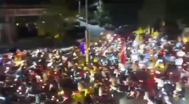 Protests in Beirut's southern suburbs after the Cabinet's decision to withdraw the resistance's weapons.