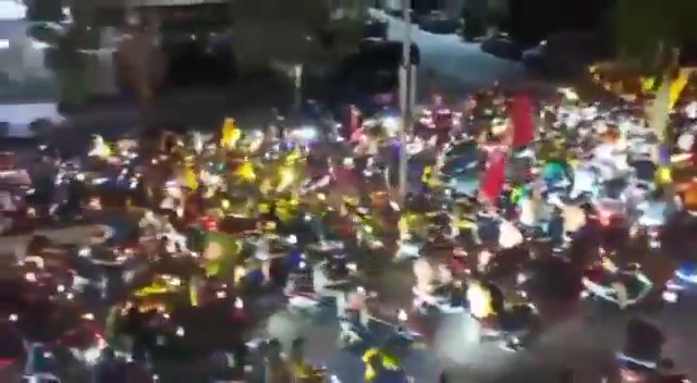 Protests in Beirut's southern suburbs after the Cabinet's decision to withdraw the resistance's weapons.