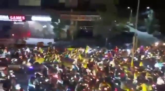 Protests in Beirut's southern suburbs after the Cabinet's decision to withdraw the resistance's weapons.