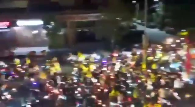 Protests in Beirut's southern suburbs after the Cabinet's decision to withdraw the resistance's weapons.