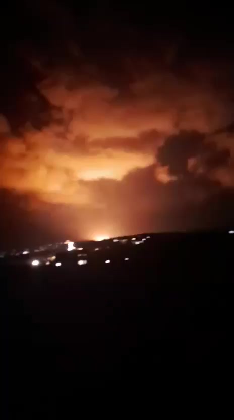 Scenes from a series of raids targeting the Adloun-Ansariyah areas