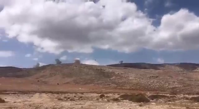 Additional footage documenting the raids targeting the Hermel outskirts.