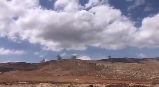 Additional footage documenting the raids targeting the Hermel outskirts.