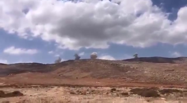 Additional footage documenting the raids targeting the Hermel outskirts.