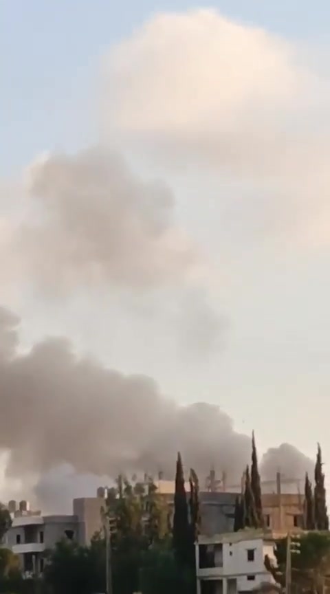 Scenes from the raid that targeted Kafr Tibnit
