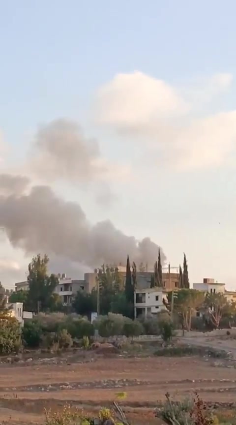 Scenes from the raid that targeted Kafr Tibnit