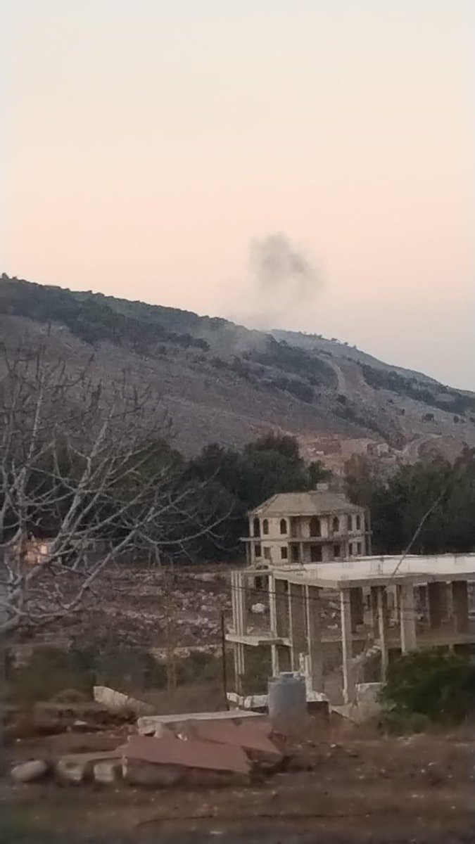 An Israeli drone strike targeted the Ali al-Taher area in southern Lebanon.