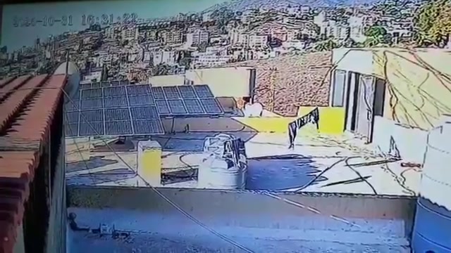 A video circulating online shows the airstrike that targeted the industrial city of Kafr Rumman in southern Lebanon.