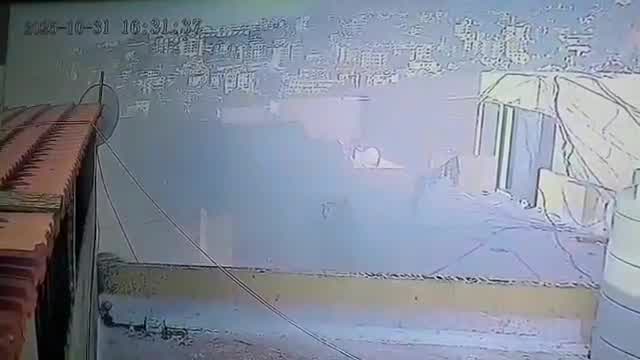 A video circulating online shows the airstrike that targeted the industrial city of Kafr Rumman in southern Lebanon.