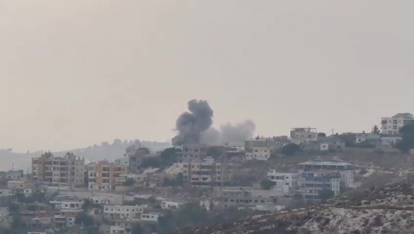 Israeli airstrikes targeted Tyre district