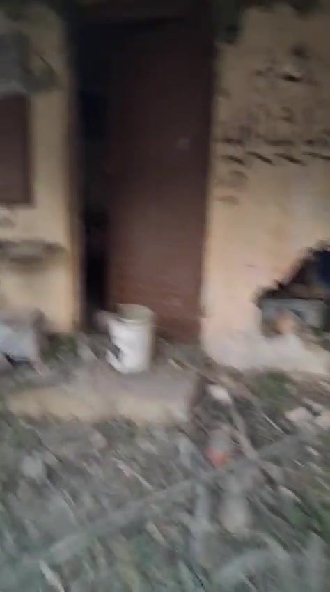 This is what the scene looks like in Tayr Falsay after the Israeli raids that targeted the town at night.