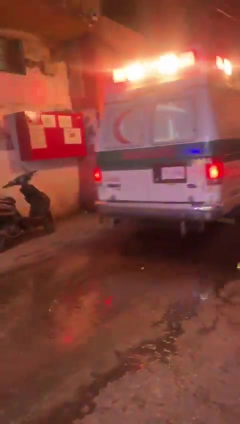 Scenes from the Ain al-Hilweh camp after an Israeli airstrike targeted the area.