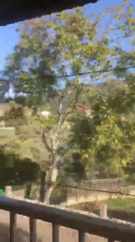 Video: Moment of the violent airstrikes on Jabour near homes