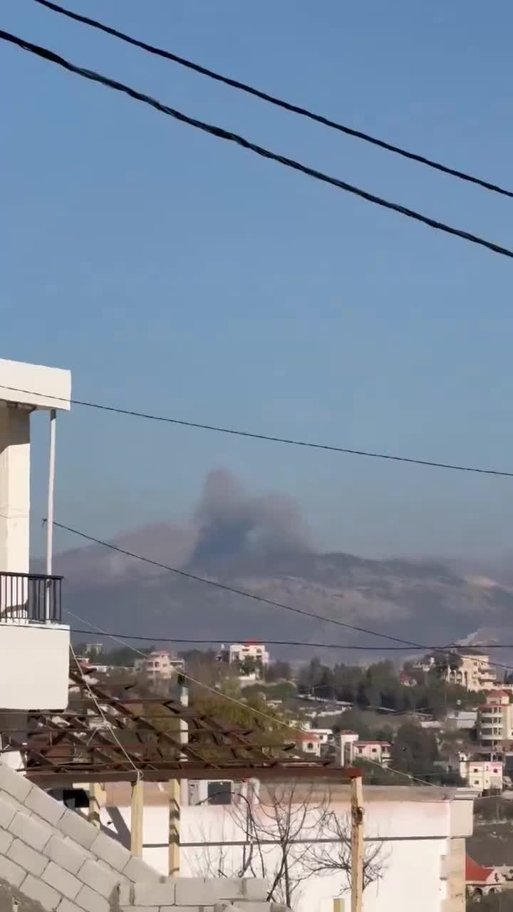 Video: Israeli airstrikes target the southern highlands of Jabbour, Jezzine district