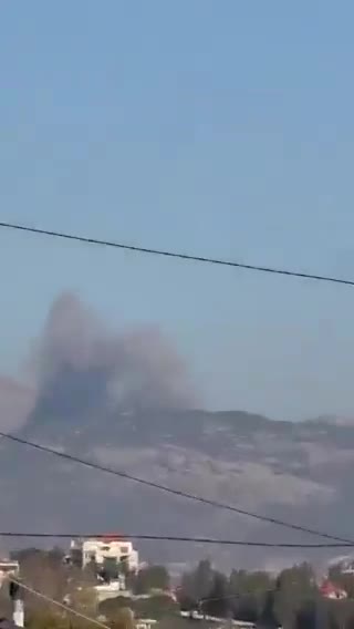Scenes from the Israeli raids that targeted the Zaghrin heights in the mountains