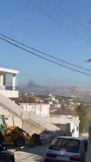 Scenes from the Israeli raids that targeted the Zaghrin heights in the mountains