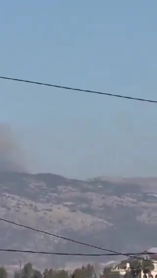 Scenes from the Israeli raids that targeted the Zaghrin heights in the mountains