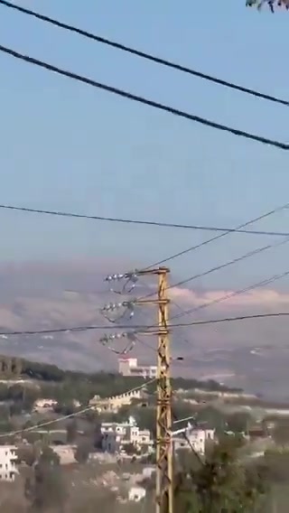 Scenes from the Israeli raids that targeted the Zaghrin heights in the mountains