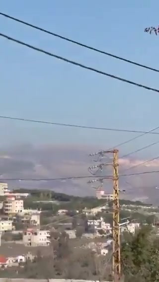 Scenes from the Israeli raids that targeted the Zaghrin heights in the mountains