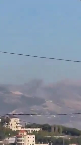 Scenes from the Israeli raids that targeted the Zaghrin heights in the mountains