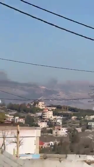 Scenes from the Israeli raids that targeted the Zaghrin heights in the mountains