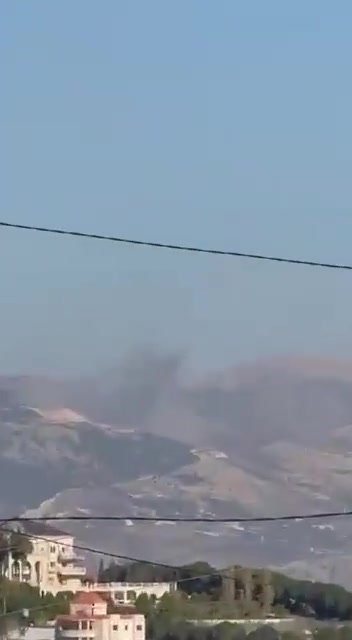 An airstrike targeted the area between Deir Siryan and al-Qusayr.