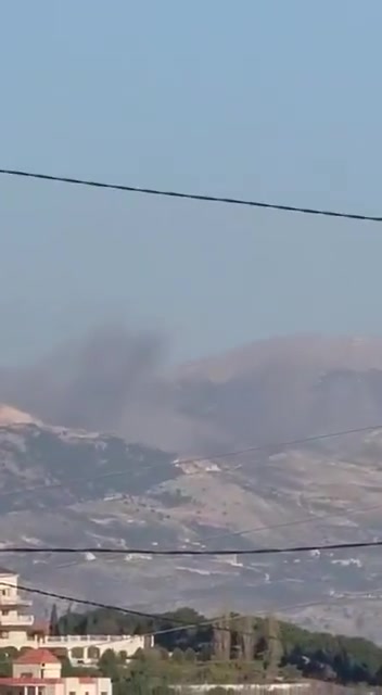 An airstrike targeted the area between Deir Siryan and al-Qusayr.