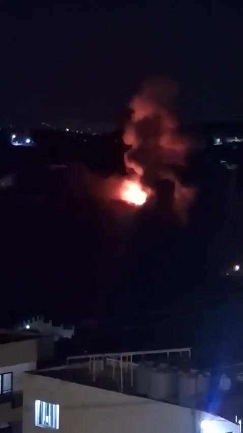 The raids targeted the threatened house in the town of Anan, Jezzine district