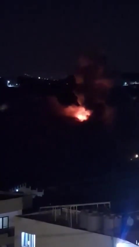 The raids targeted the threatened house in the town of Anan, Jezzine district