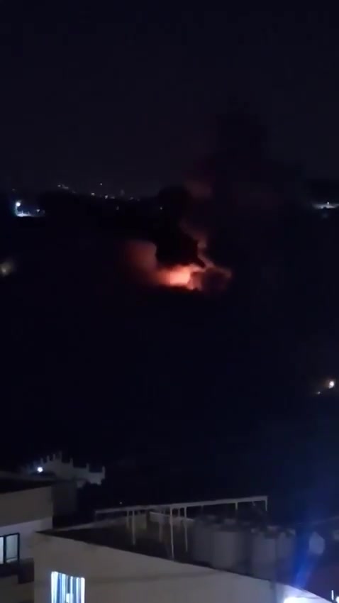 The raids targeted the threatened house in the town of Anan, Jezzine district