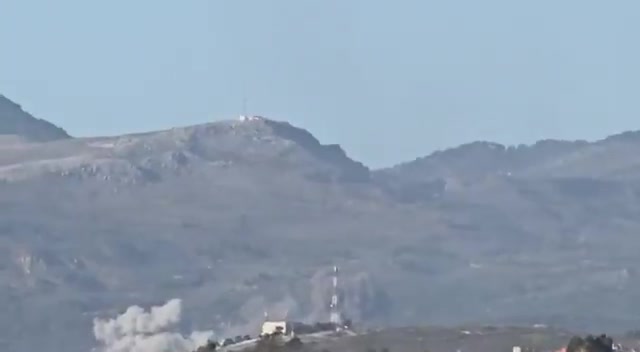 A series of air raids on the Qatrani Valley in southern Lebanon