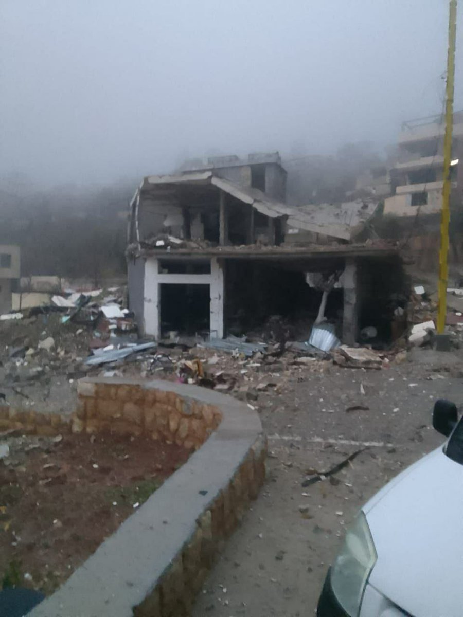 ينسف منزلا في بلدة عديسة جنوب لبنان