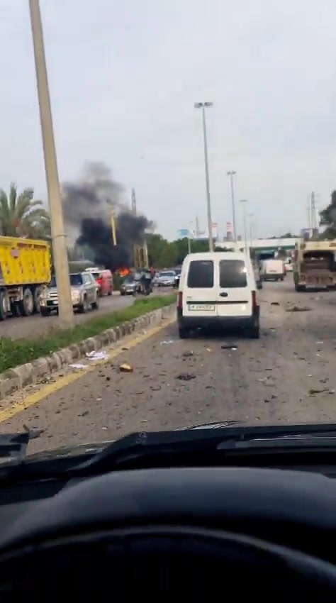 A Hezbollah operative was targeted in an Israeli airstrike near the coastal Lebanese city of Sidon a short while ago, the military says.  According to Lebanese media, the strike targeted a vehicle