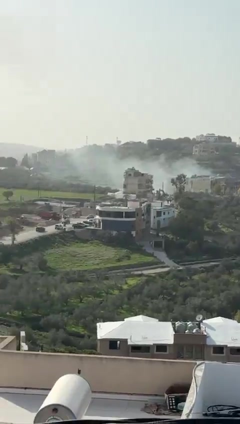 Israeli attack on a car near the gas company between the towns of Maaroub and Barish in southern Lebanon