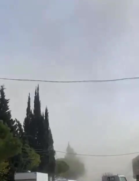 New video from the site of the raid between Khirbet Selm and Bir al-Salasil, Bint Jbeil district