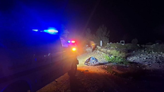 Photos from the site of the raid in the Ali al-Taher area towards Kafr Tebnit - Kafr Remman