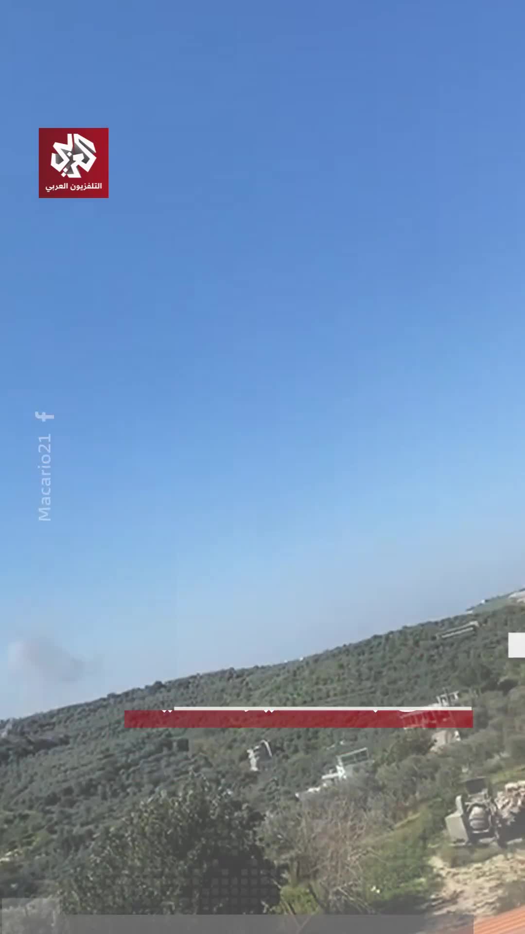 The moment Israeli warplanes launched raids on the town of Tayr Falsay in southern Lebanon