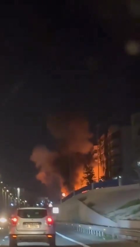 A second Israeli airstrike targeted the Al-Assad (Ziad Rahbani) highway in Beirut, Lebanon.