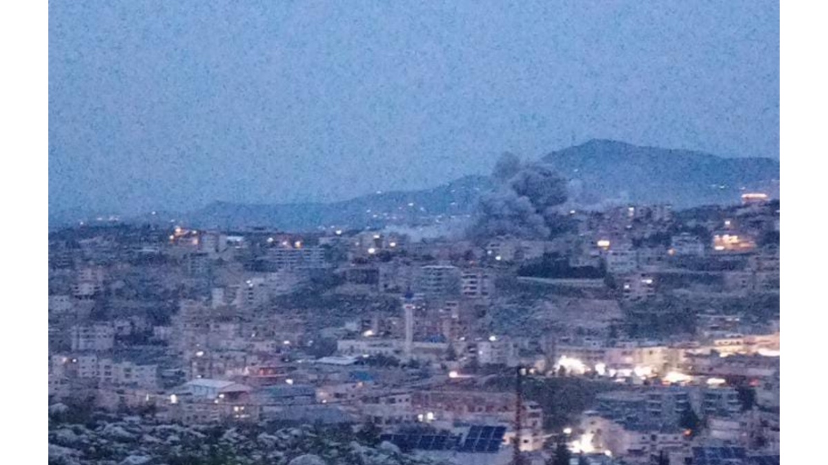 The mayor of Al-Kafour and his wife were killed in the raid on the town.