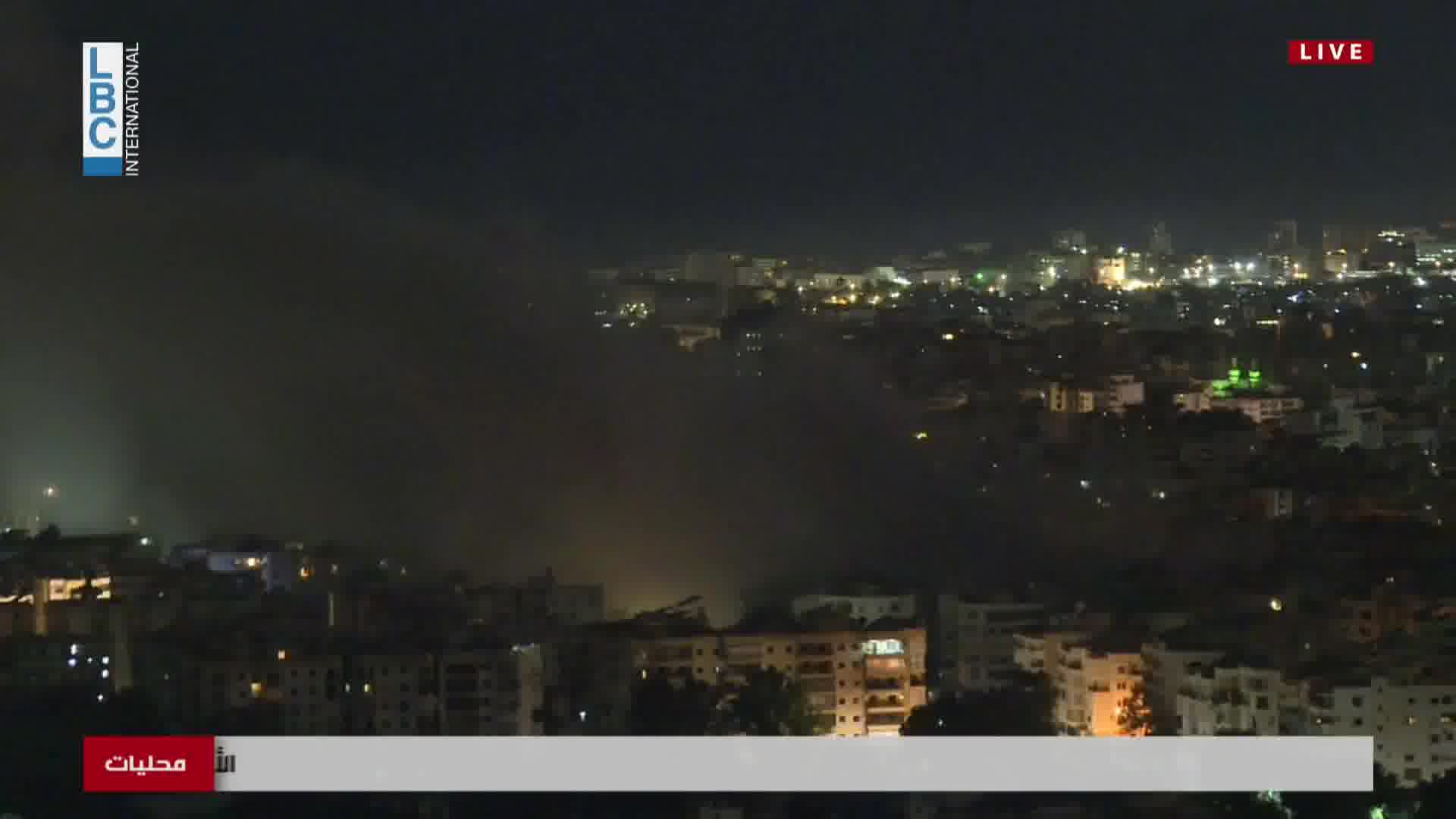 Initial footage from the Israeli strikes in the Dahiyeh suburb of Beirut tonight