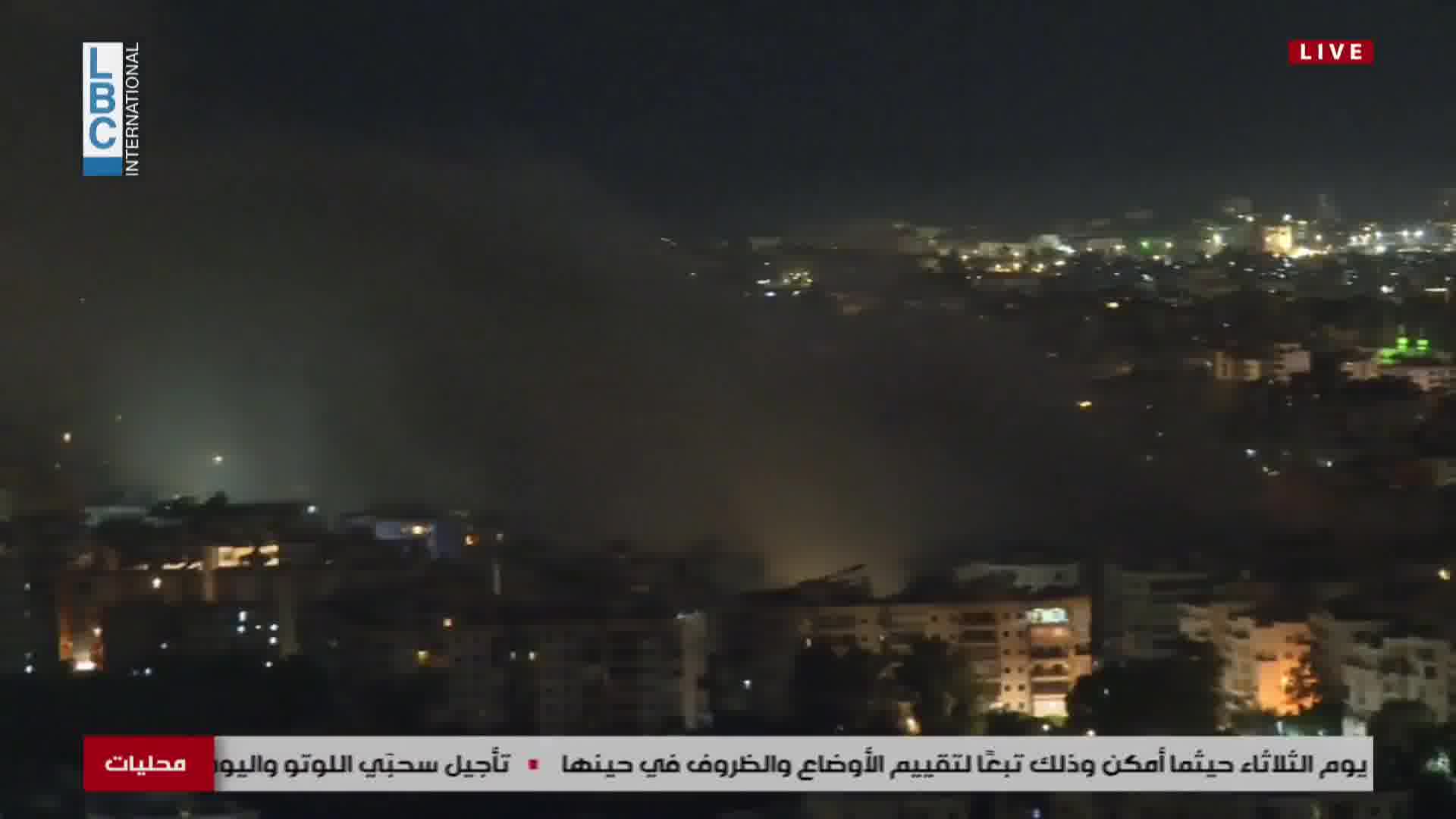 Initial footage from the Israeli strikes in the Dahiyeh suburb of Beirut tonight