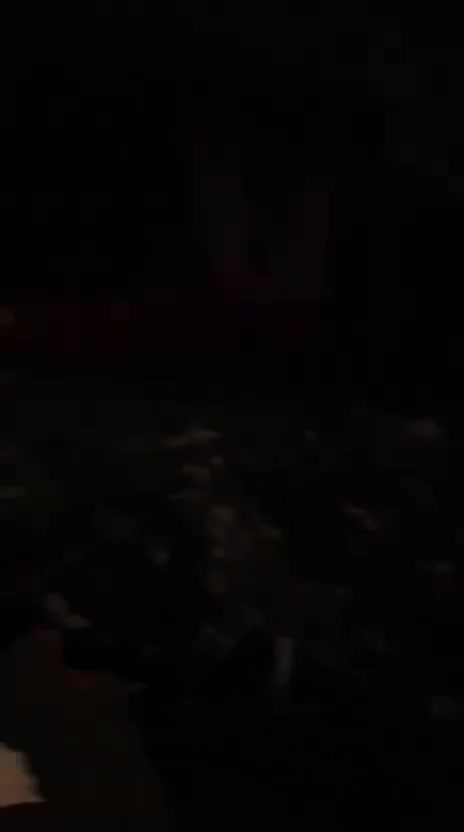 Fire and destruction caused by an Israeli airstrike on the town of Toul in southern Lebanon