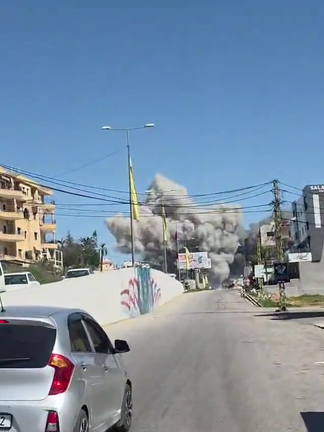 A violent raid on the town of Kafr Ruman in southern Lebanon.